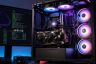 Terminal Linux affichant les températures CPU et vitesse des ventilateurs sur PC gaming
