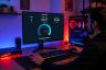 Interface de configuration Freebox avec paramètres QoS et priorité réseau pour gaming